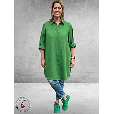 No.1 by OX Longblouse – Tijdloze Klassieker Mint Groen